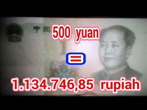 Terjawab Yuan Berapa Rupiah Youtube