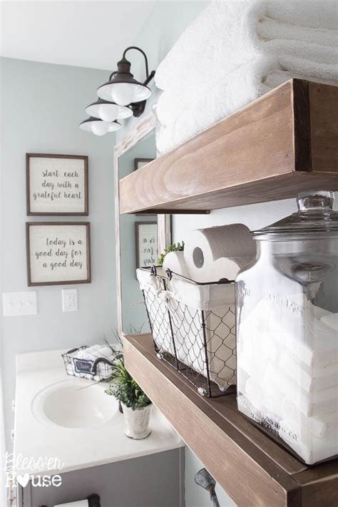 Modern Farmhouse Bathroom Makeover Reveal