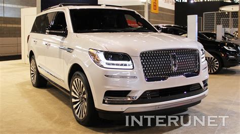 2019 Lincoln Navigator White Platinum Luxury Suv Youtube