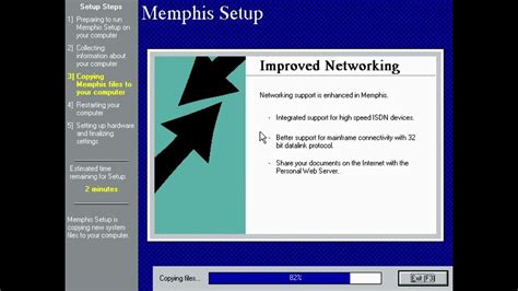 Installing Windows Memphis Build 1411 Youtube