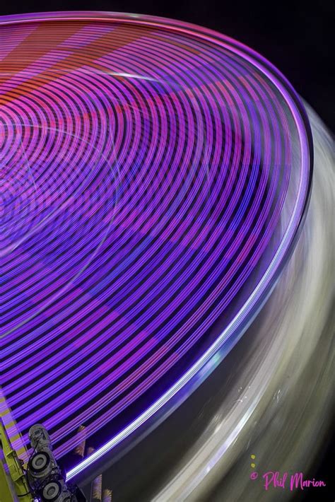 6 Second Long Exposure Of The Ferris Wheel At The Cne Rtoronto