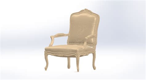 Carved French Chair Ej Victor