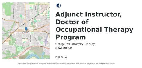 George Fox University Adjunct Instructor Doctor Of Occupational Therapy