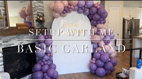 Basic Balloon Garland Tutorial Youtube