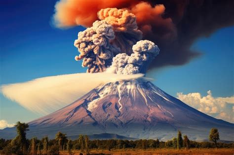 Premium AI Image | Eruption of Volcanic Kilimanjaro