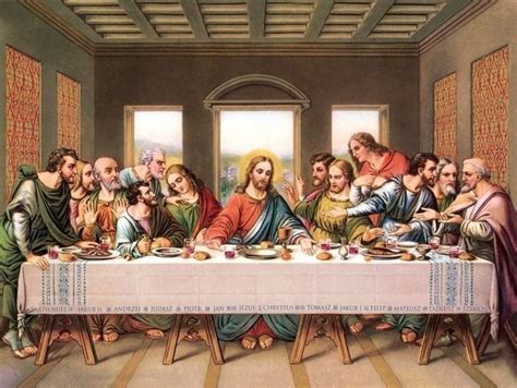 Leonardo S Last Supper Painting Recreated Poster Artofit