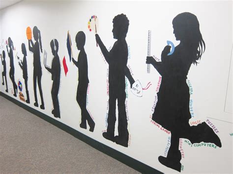 Our Silhouette Mural is Finished! – Art is Basic | An Elementary Art Blog