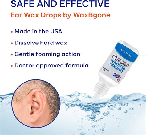 Waxbgone Earwax Removal Kit Safe And Effective Ear Cleaning For Adults