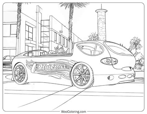 Hot Wheels Coloring Pages Free Pdf To Print Woo Coloring