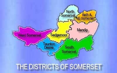 Districts of Somerset | North somerset, Somerset, Districts