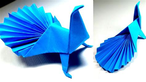 Diy Origami Peacock How To Make Easy Peacock Craft Diy Paper Craft Youtube