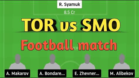 Tor Vs Smo Dream Team Belarus Premier League Fc Torpedo Zhodino Vs