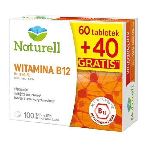 Witamina B Tabletki Do Ucia Szt Naturell Witaminy Z Grupy B