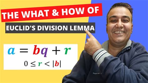 What Is Euclid S Division Lemma Understanding With Examples Youtube