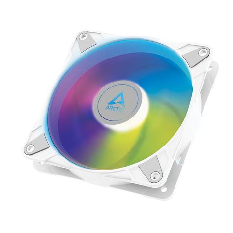 Arctic P12 PWM PST A RGB 0dB blanc Ventilateur boîtier LDLC