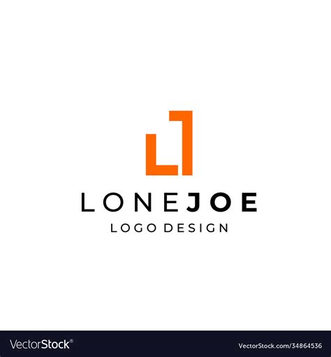 Lj logo Royalty Free Vector Image - VectorStock