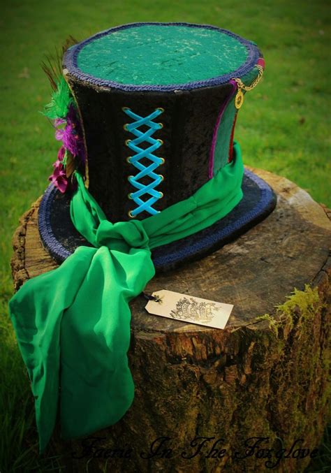 Hand Made Mad Hatter Hat By Faerie In The Foxglove Mad Hatter Hat