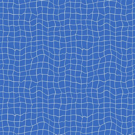Water Pool Tiles Royal Blue Sewing Arts