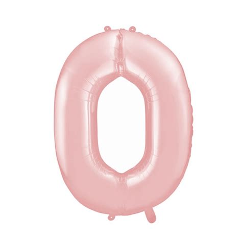 Ballon Num Ro Rose Pastel Cm Partydeco Par