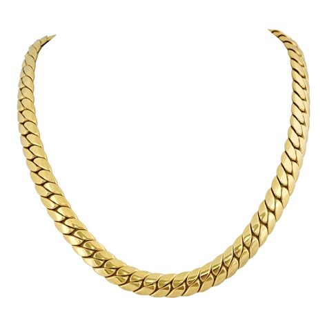 14k Fancy Gold Necklace Grimal Jewelry