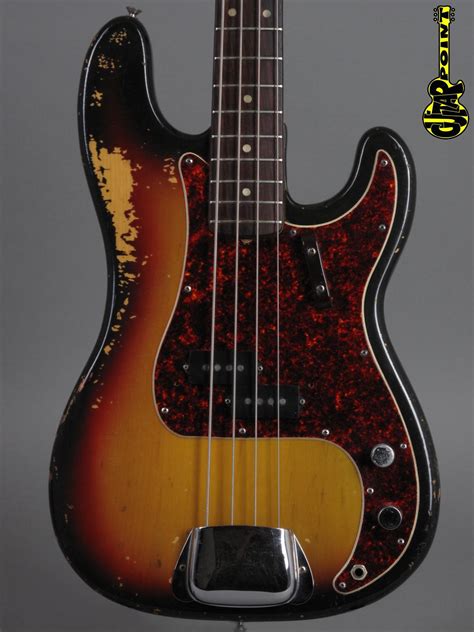 1972 Fender Precision Bass 3 Tone Sunburst Vi72fepreci3tsbrw342966