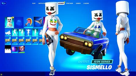 Fortnite MARSHMELLO Female SISMELLO Skin showcase シ YouTube