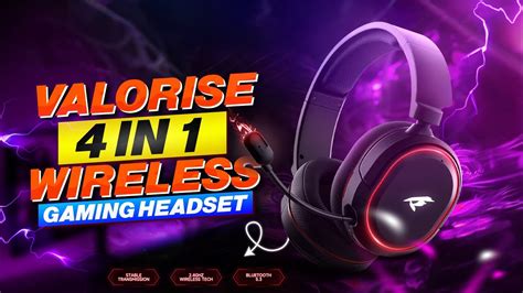 Valorise 4 In 1 Wireless Gaming Headset 7 1 Surround Sound Review 🔥