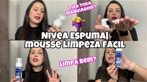 NIVEA ESPUMA MOUSSE LIMPEZA FACIAL TODOS OS TIPOS DE PELE VALE A PENA