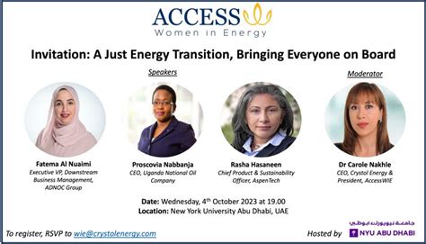 Access For Women In Energy On Linkedin Invitation A Just Energy