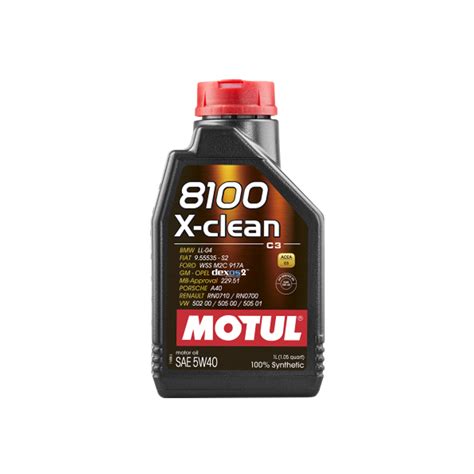 Óleo Motul 8100 5W40 X Clean Gen2 100 Sintético 1L Moto Auto Brasil