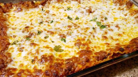 Homemade Lasagna Recipe Easy And Delicious The Simple Way Youtube Homemade Lasagna