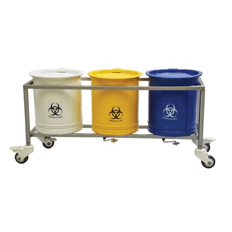 Biomedical Waste Bin Trolley 20 Ltrs