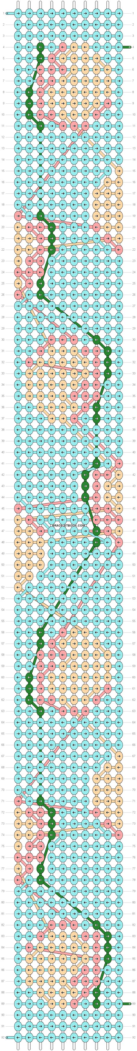 Alpha Pattern Variation Braceletbook Diy Friendship