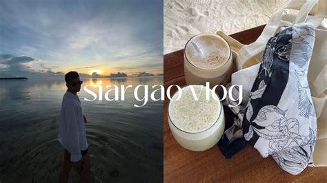 Siargao Vlog Island Hopping Food Recos Youtube