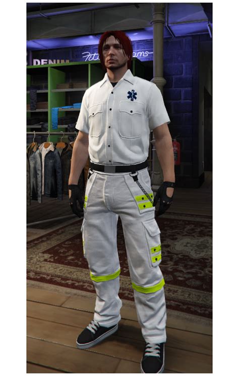 English High Vis EMS Uniform Pack GTA 5 Mods