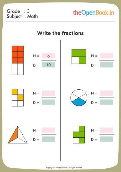 Writing Out Fractions In Words