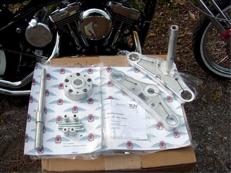 39 MM Wide Glide Raked Triple Tree Kit For Harley Davidson Raked