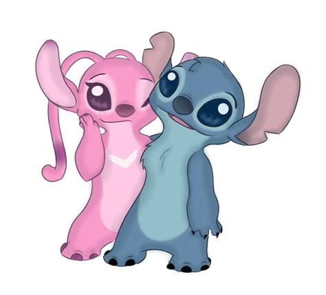 Stitch And Angel Drawing at GetDrawings | Free download