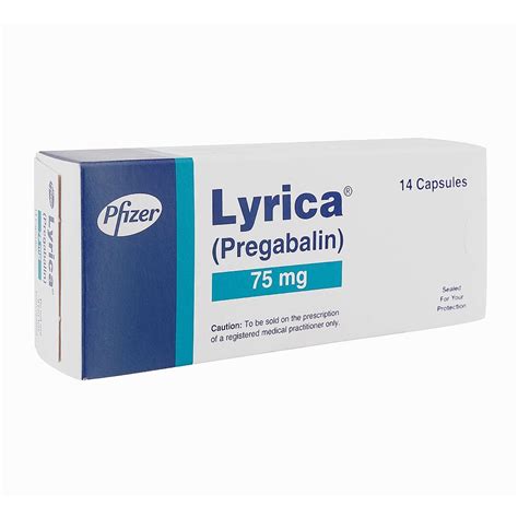 Order Pfizer Lyrica Capsules 75mg 14 Pack Online At Special Price In