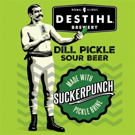 Dill Pickle Sour Beer Destihl Brewery Untappd