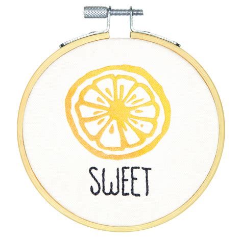 Embroidery Kit With Hoop Crewel Sweet Dimensions Groves And Banks