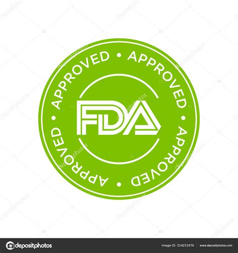 Fda Approved Food Drug Administration Icon Symbol Label Badge Logo