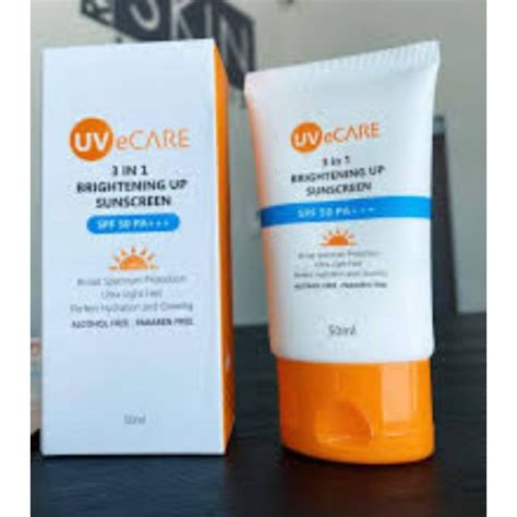 Uvecare In Brightening Up Sunscreen Spf Pa Ml Shopee