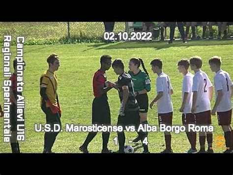 Campionato Allievi Sperimentali U Veneto Usd Marosticense Vs Alba