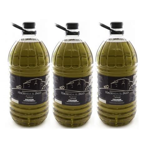 Aceite de Oliva garrafa 5 litros Envío gratis Hacienda El Palo Premium