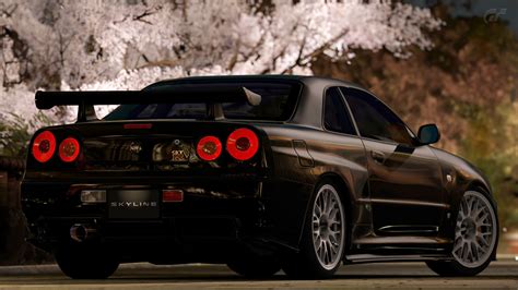 Skyline R34 Wallpaper Nissan Skyline Gtr R34 Wallpaper 75 Images Here Are Only The Best