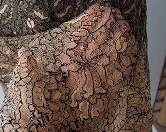 Nude Lace Fabrics Etsy