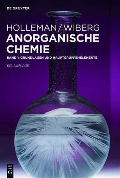 Anorganische Chemie 1 Grundlagen Und Hauptgruppenelemente Egon