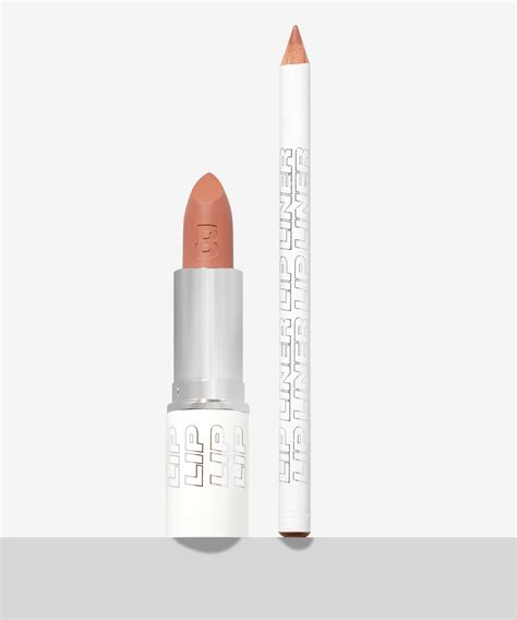 By Beauty Bay Matte Lipstick Liner Duo Light Nude At Beauty Bay