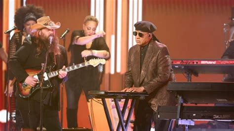 Stevie Wonder And Chris Stapleton Grammys 2024 Dorey Georgia